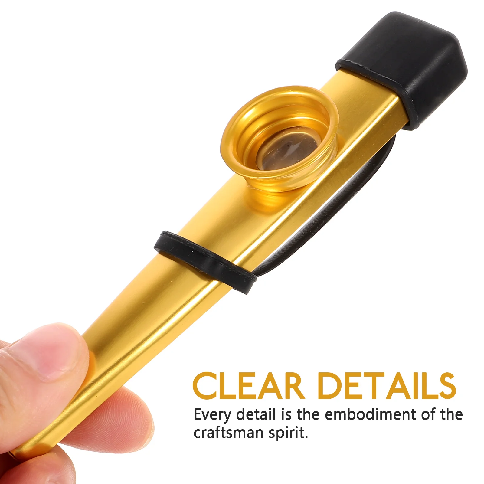 

Practice Kazoo Instrument Musical Instruments Small for Metal Silica Gel Kazoos