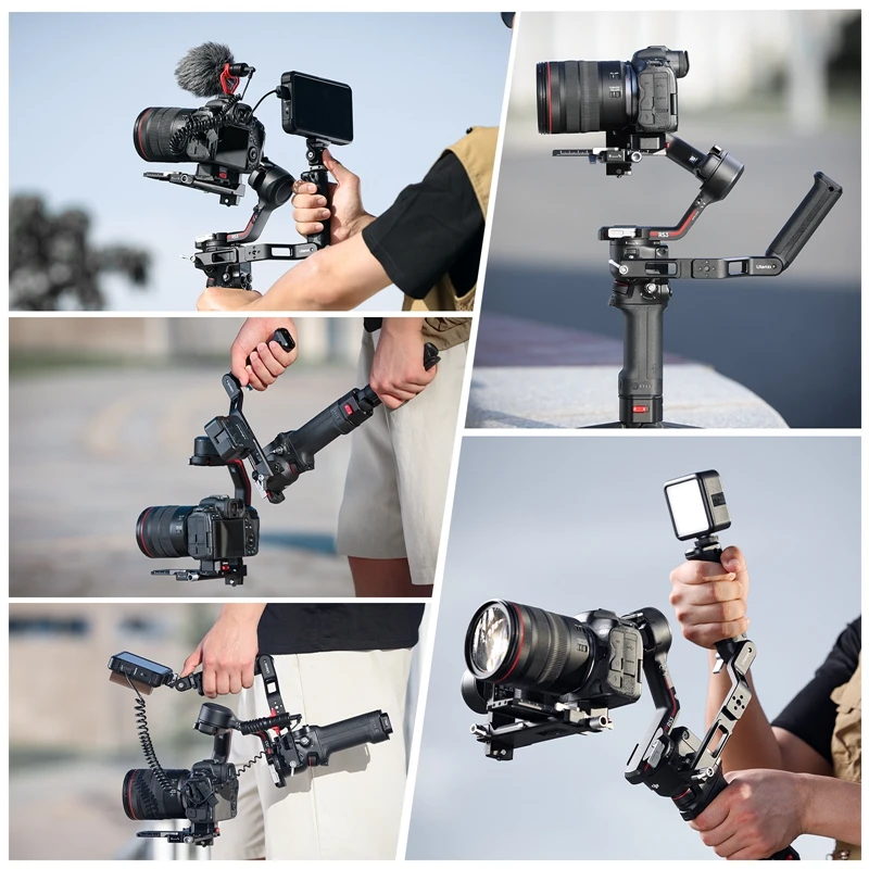 Ulanzi CO19 L Bracket Top Handle Grip for DJI Ronin SC/RSC 2/RS 3/RS 3 Mini/RS I PRO Handheld Gimbal Stabilizer Accessories