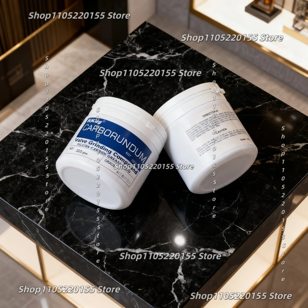 500g NHKING CARBORUNDUM Steel Sanding Paste Grinding Compound Ideal Engine Valve Cylinder Grinding Paste 362 360Fine