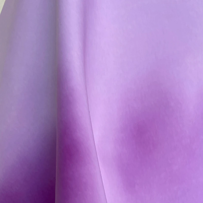 PU Leather Fabric Photosensitive Color Changing White To Purple Creative Fabrics for Diy Material Wholesale Cloth