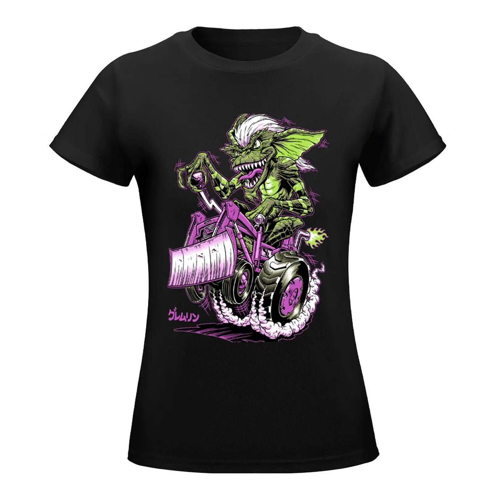 TERROR TRACTOR T-Shirt graphics Blouse Short sleeve tee summer tops Womens graphic t shirts