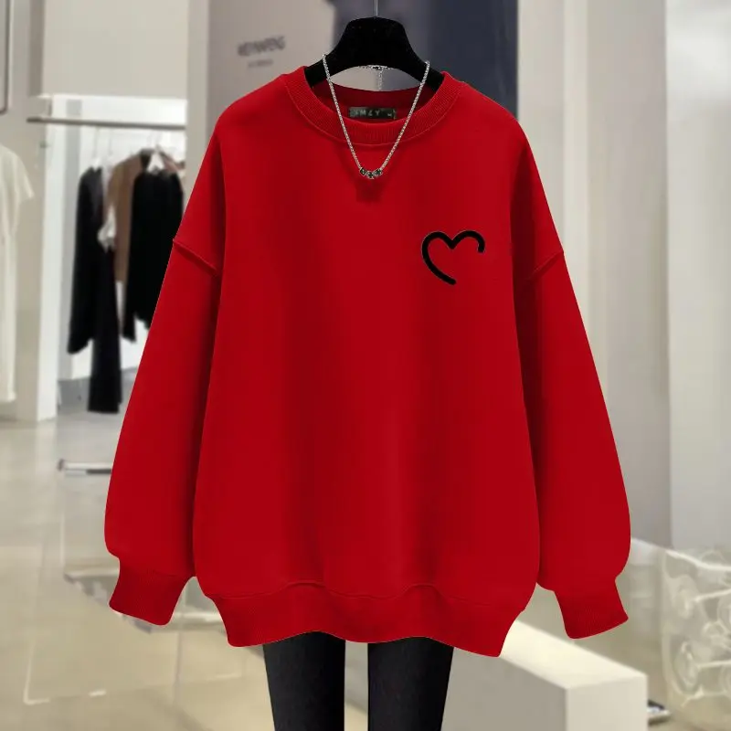 

Autumn Loose Casual Pullovers Women Clothing Vintage Cartoon Printed Sweatshirts Comfortable Pure Cotton Hoodies JJ215
