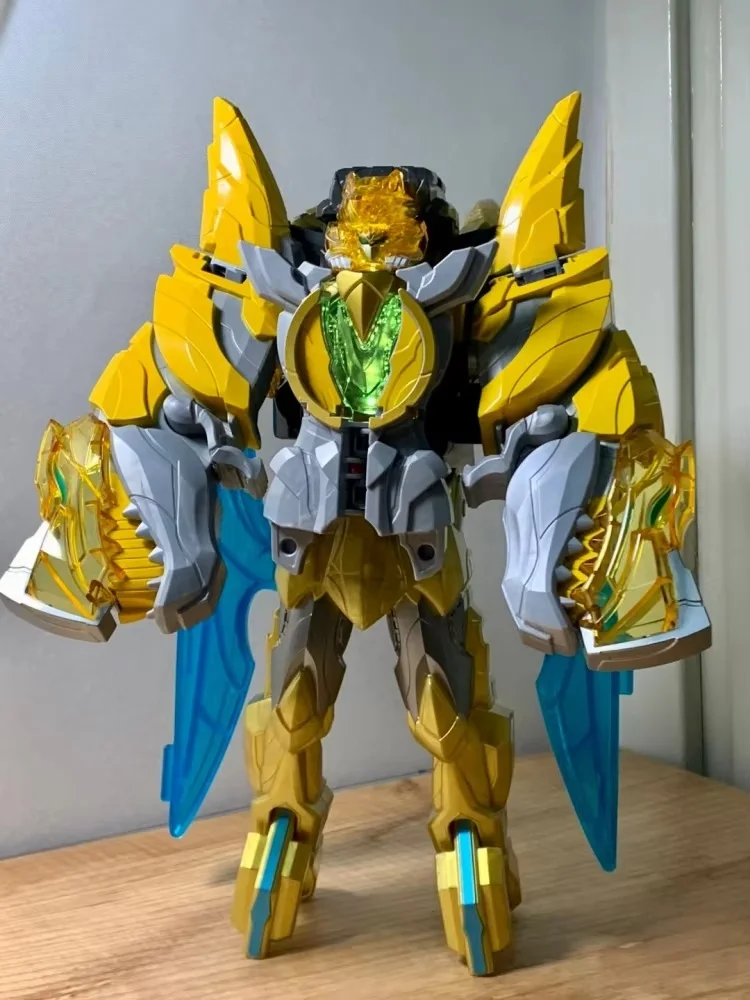 Genuíno Bandai No.1 Sentai Gozyuger DX Silver Tegasword - Figura de ação - Modelo colecionável de anime oficial em estoque