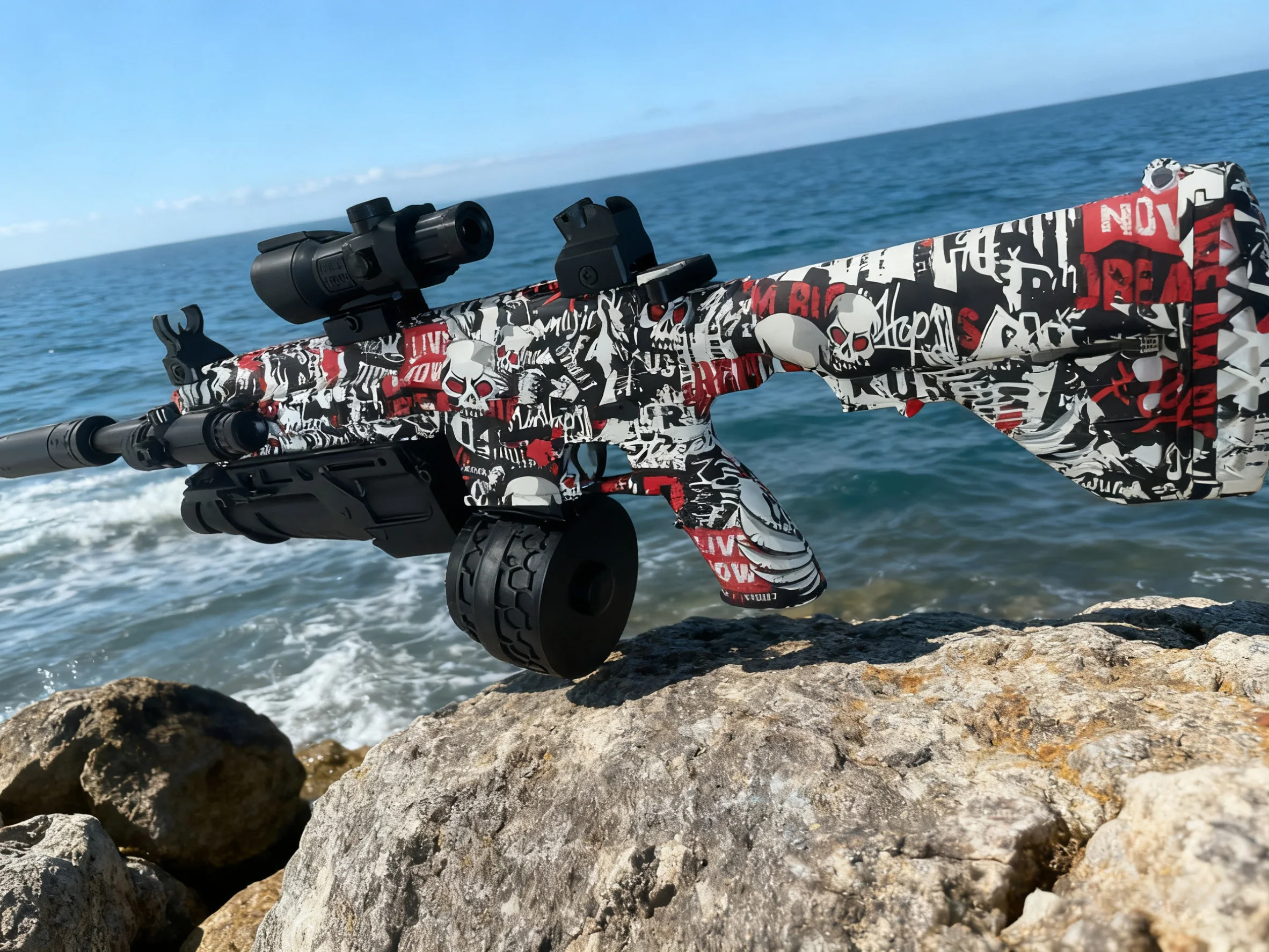 Automatyczny pistolet na kulki żelowe |   Ekologiczna zabawka do strzelania na zewnątrz o dużym zasięgu do bitew zespołowych |   Bezpieczne pistolety na kulki żelowe dla dorosłych