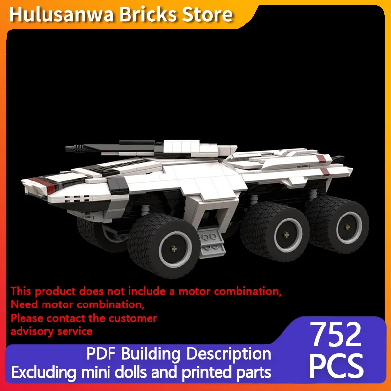 Popular Game Model MOC Building Bricks Combat Off-Road Armored Car Modular Technology Gifts Holiday Assemble Children Toys Suit