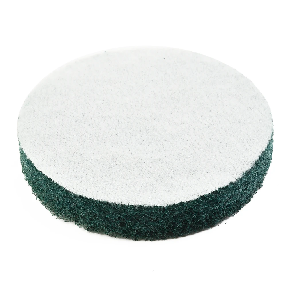 

Buffing Pads Scouring Pad Bathtubs Cleaning Showers 4 Inch Green(240#) High Quality Nylon For 4\" Hook & Loop Pads