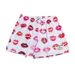 RYOKO RAIN Nuevos pantalones cortos de verano para hombres, pantalones cortos casuales de playa a la moda para hombres y mujeres, pantalones cortos deportivos de malla de secado rápido
