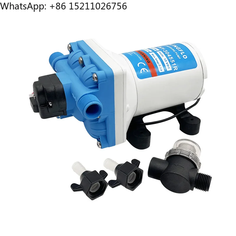 

Singflo 4 Chamber Diaphragm Pump HY-304551R 12V DC 3.0GPM 11.5LPM 55PSI Water Pump for Caravans Motor Homes Trailers