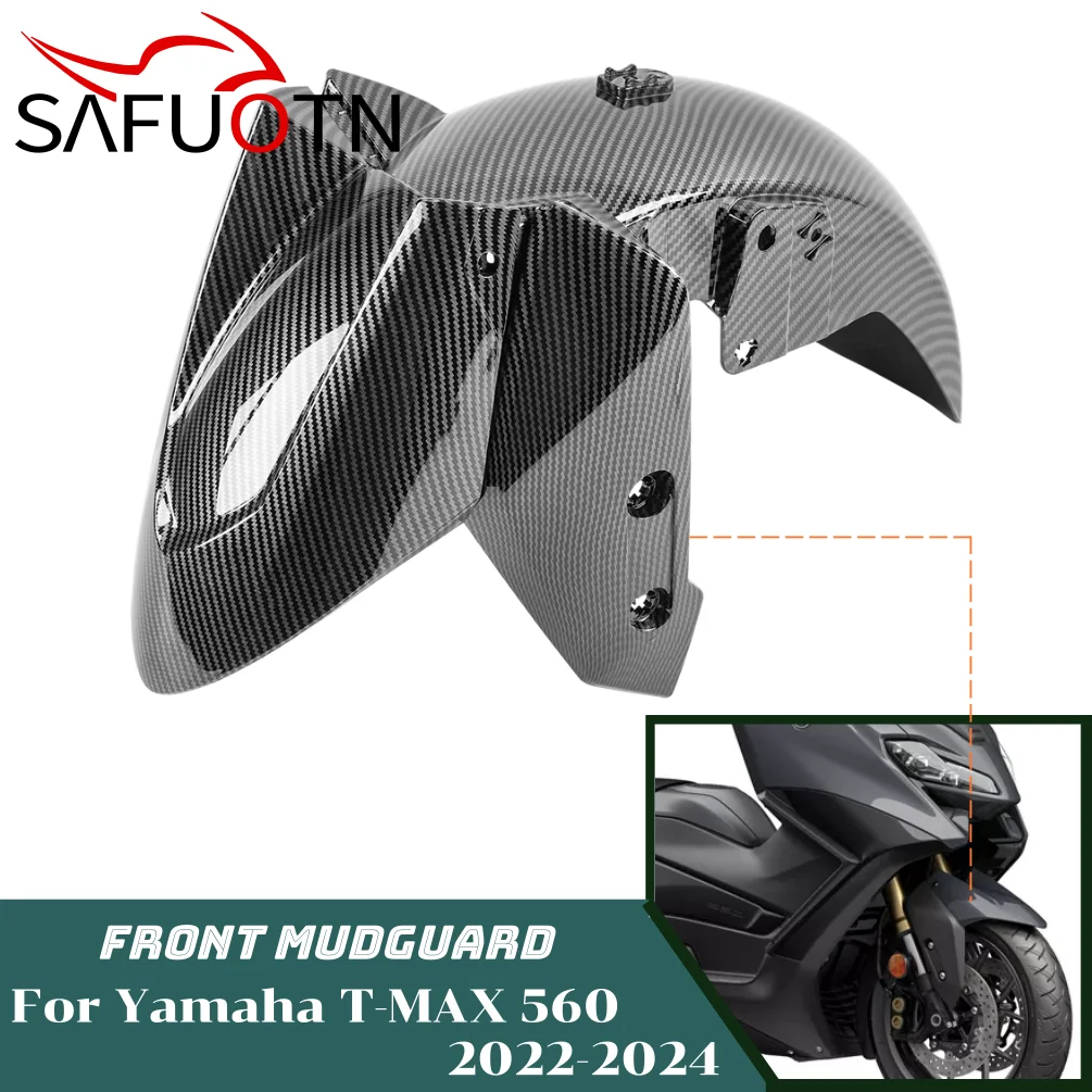 

TMAX560 Front Tire Hugger Fender Mudguard for Yamaha TMAX T-MAX 560 2022 2023 2024 Motorcycle Wheel Splash Guard Accessories