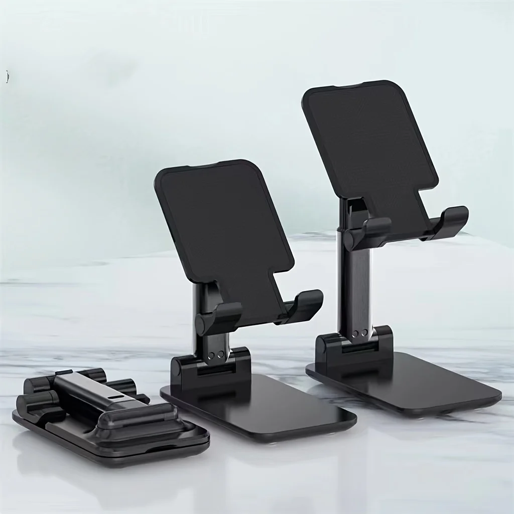 

Foldable Mobile Phone Stand-Portable, Retractable,Adjustable Carrier Seat-Space-Saving,Universally Compatible,For Bedside Use