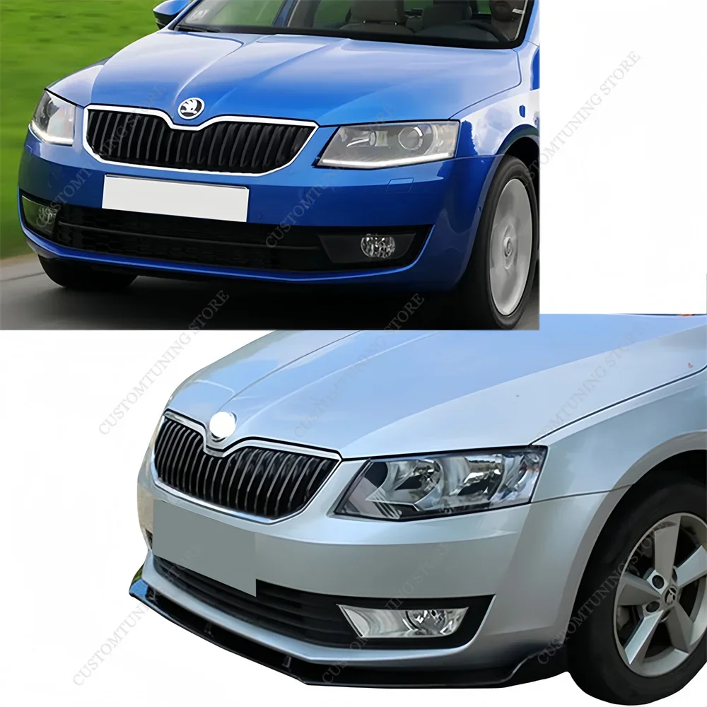 Dla Skoda Octavia MK3 5E przedni spojler zderzaka spiller dyfuzor Octavia TSI TDI Combi/Hatchback 2013-2016 Pre-Lci body kit