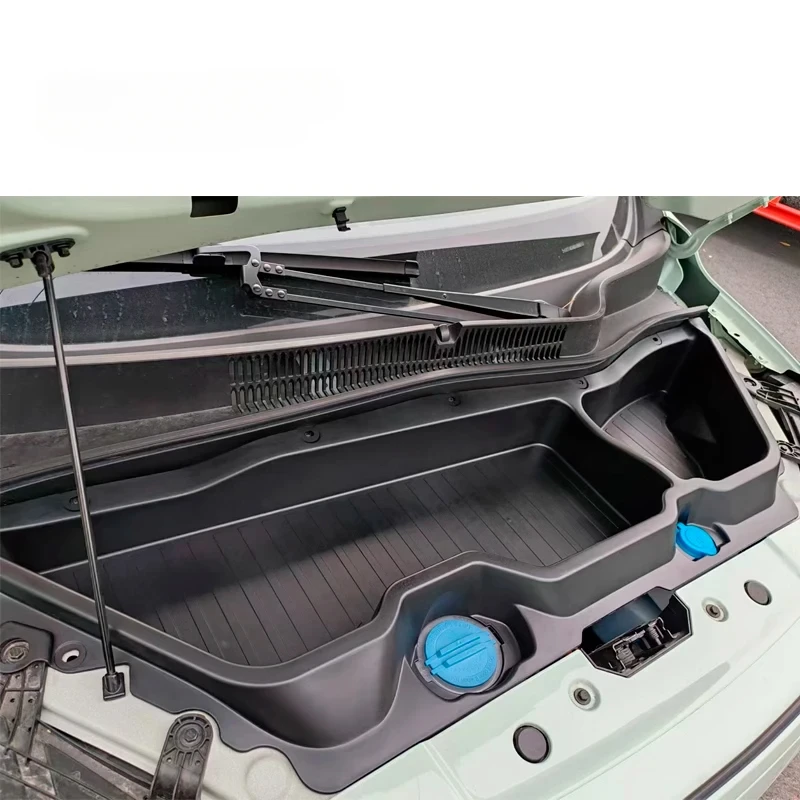 

For Leapmotor T03 2023 2024 2025 Car Front Cabin Storage Box High Quality Waterproof Storage Box ABS front spare box Accessories