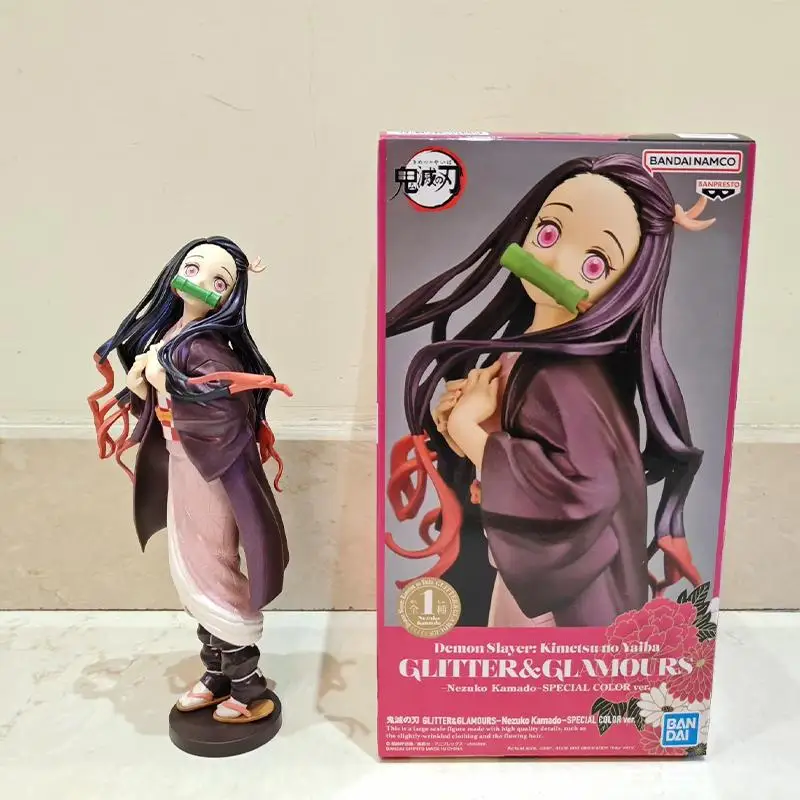 

В наличии Bandai Banpresto оригинальные уникальные очаровательные фигурки Demon Slayer Kimetsu No Yaiba Kamado Nezuko аниме фигурки модель подарочная игрушка