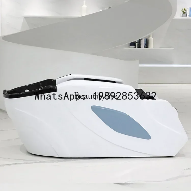 shop water circulation electric shampoo bed high-end automatic hair care treatment flush bed