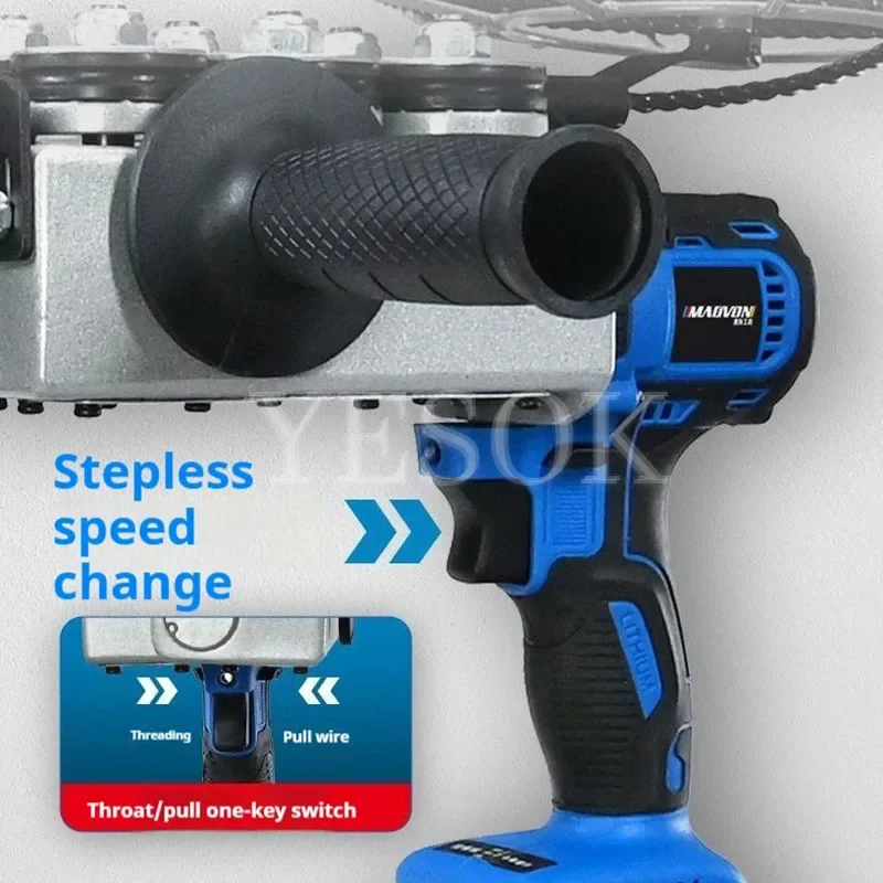Rechargeable Brushless Threading Machine Automatic Electric Puller Through Wall  Lithium Battery  Threader