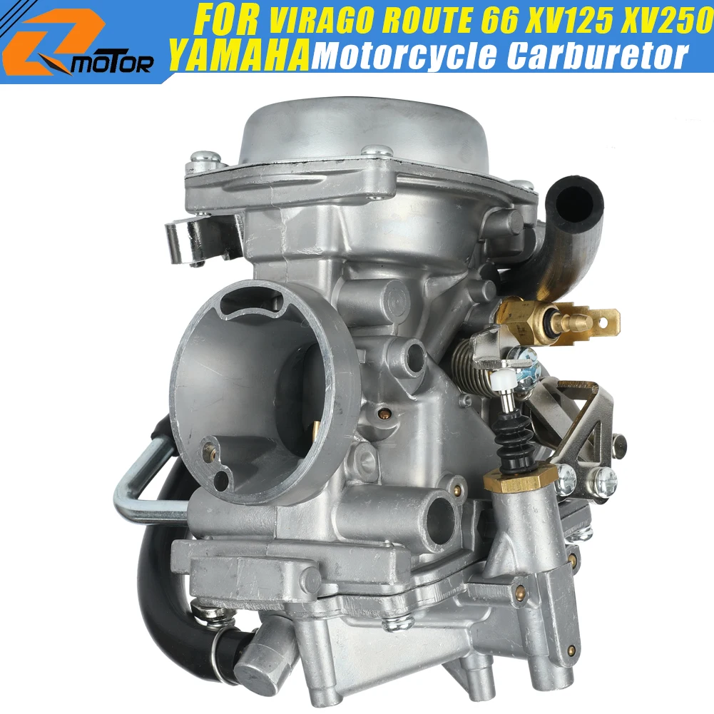 Motorcycle Carburetor For Yamaha Virago Route 66 V Star 125 250 XV250 1988-2023 XV125 1997-2000 V-Twin Engine Cruiser Carb