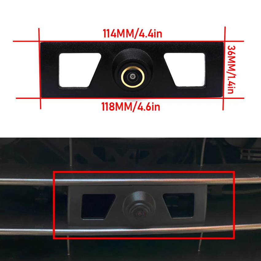 AHD Car Front View Positive Logo Golden lens Camera For Lexus RX RX200t RX300 RX350 RX450h 2016 2017-2020 Accessories