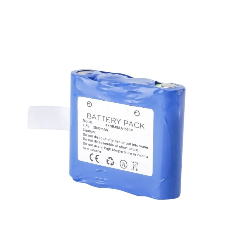4XNR49AA1500P High Quality Battery 4.8V 1500mAh for EDAN H100B CS-01 Brand New Replacement Battery