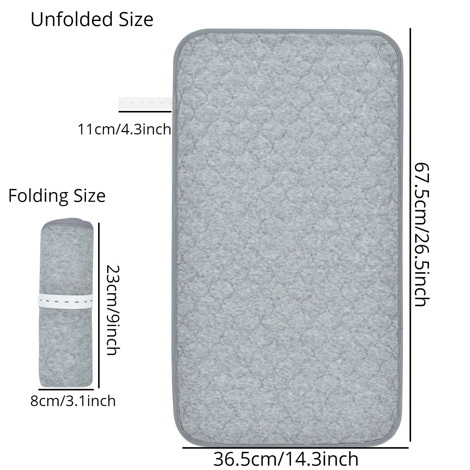 Tapete Dobrável Impermeável pa - Diaper Changing Mat avaliação e preço