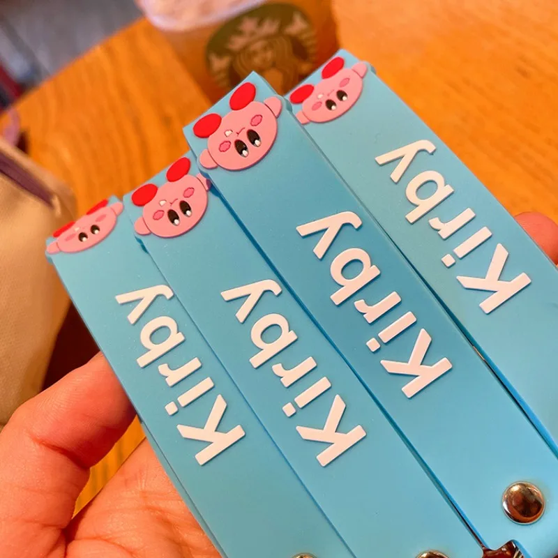 Tekenfilm ‌ Kirby ‌ sleutelhanger hanger rugverpakking ornament creatieve autosleutelhanger schattig kinderspeelgoed jongens en meisjes kerstcadeaus