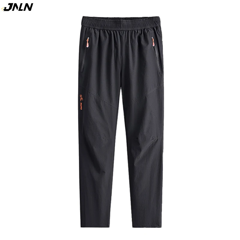 JNLN Hiking Pants Men Outdoor Camping Trekking Running Climbing Waterproof Pants Elasticity Lightweight Mountaineering Trousers