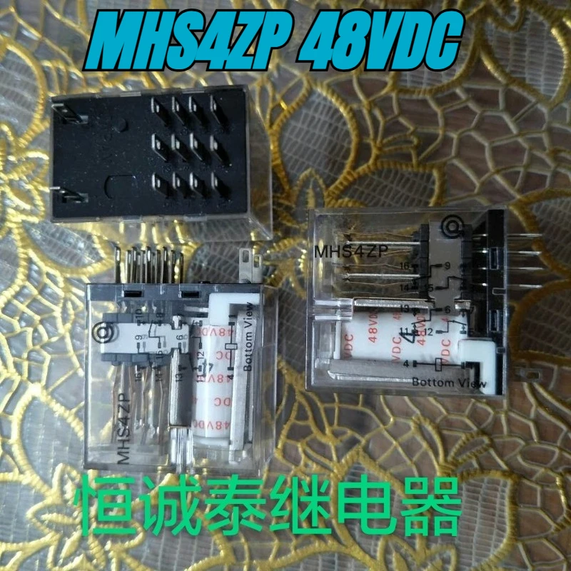 

（Brand New）1pcs/lot 100% original genuine relay:MHS4ZP 48VDC 14pins