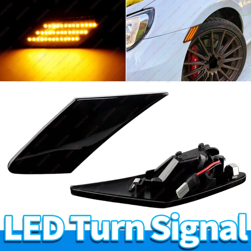 أضواء العلامات الجانبية المتتابعة LED لسوبارو BRZ 2012-2021 لسليل FR-S 2012-2016 لتويوتا 86 كوبيه 2017-2021 SU003-02540