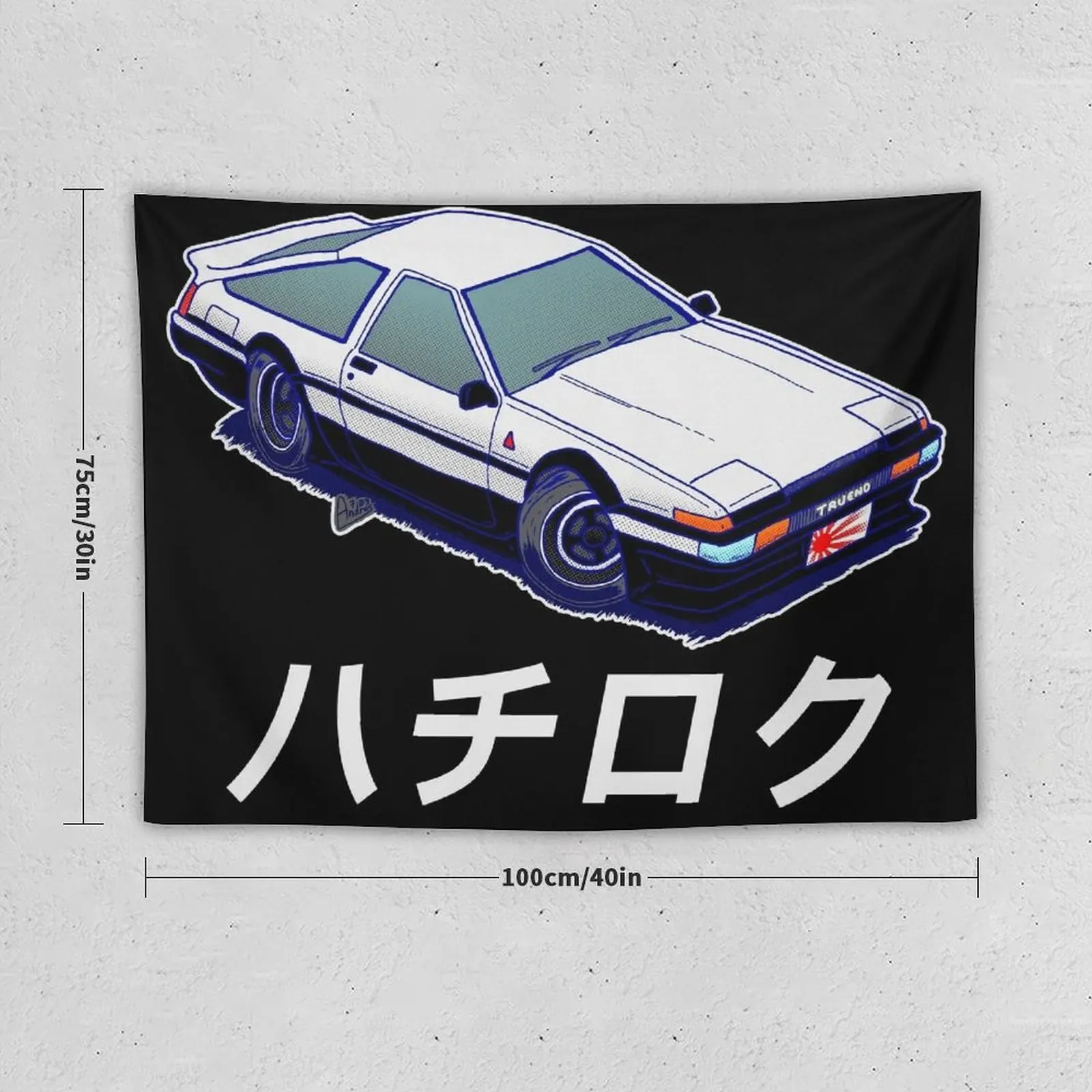 The Legendary Initial D Tapestry Aesthetic Room Decor Korean House Decoration Room Decor For Girls Tapestry