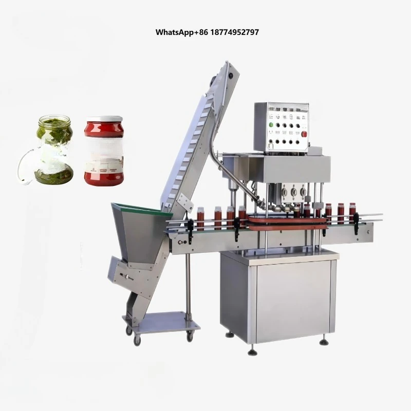 Bottle Screw Capping Machine with Cap Feeding and Torque Control System Keypack