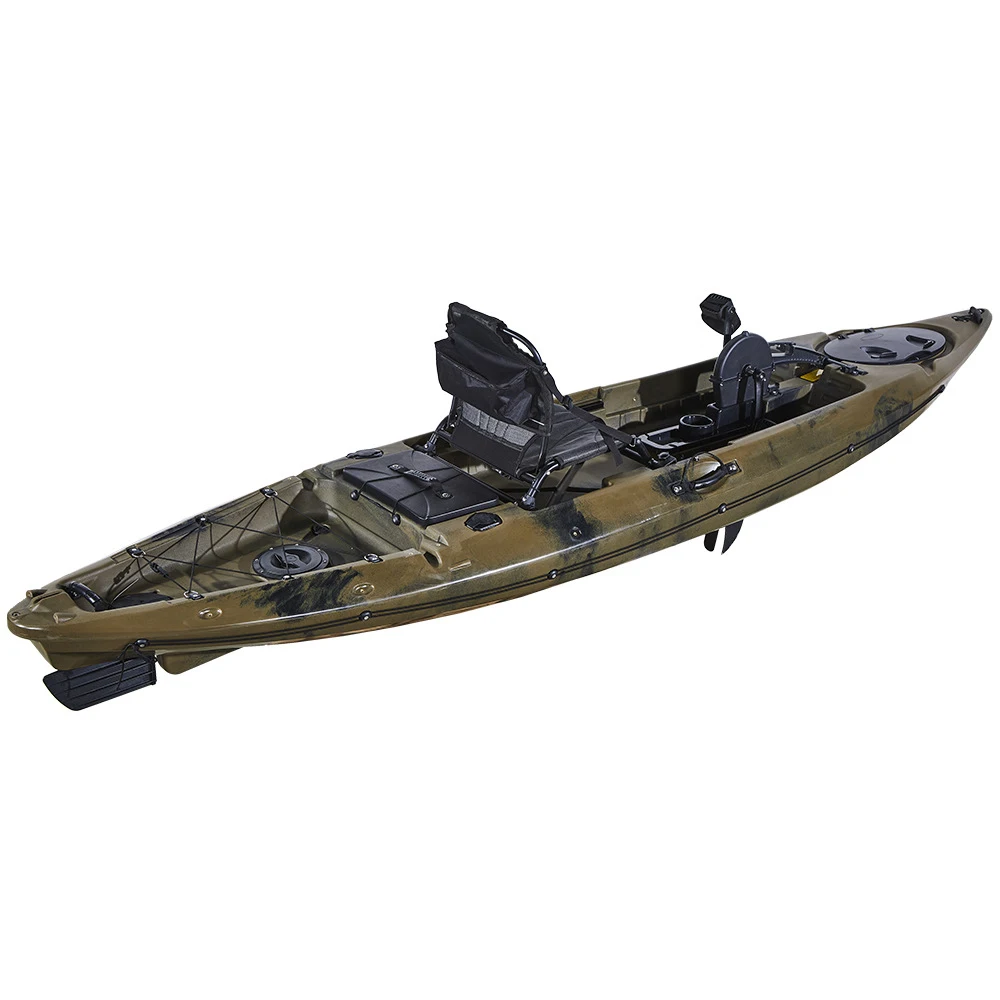 Hot Selling Rowing Boats For Fishing Pvc Kayak Single Person Plastic Kayak For Lakes & Rivers