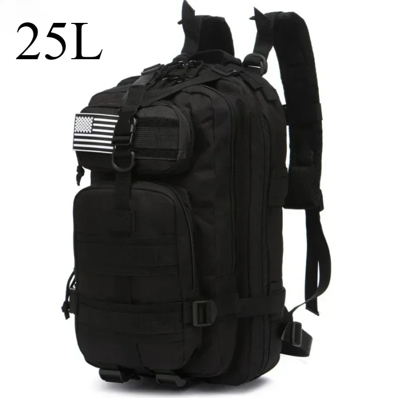 NONE 25L/50L Taktischer Rucksack Molle Tasche Outdoor Taschen Rucksack für Wandern Camping Trekking Jagd Angeln GYM Taschen Rucksäcke 3