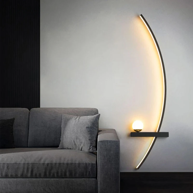 

Wall Lamp LED Remote Control Home-Appliance Sconce For Living Room Bedroom Bedside Modern Indoor Decorative Lighting Luminaires