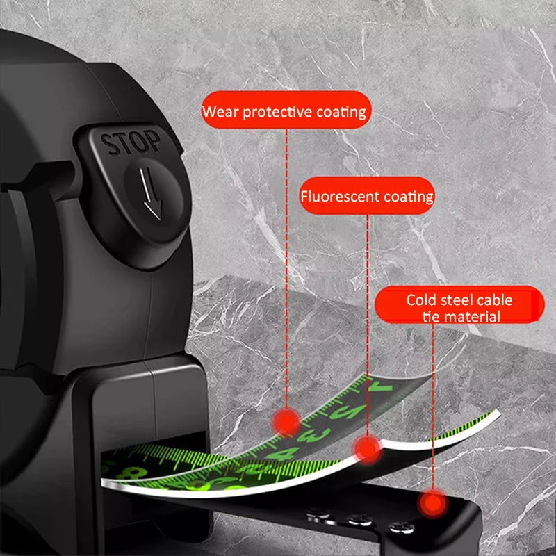 3/5/7.5/10M Self Locking Fluorescent Steel Tape Measure High Precision Metric Measuring Tape Wear-resistant Widened Meter Ruler