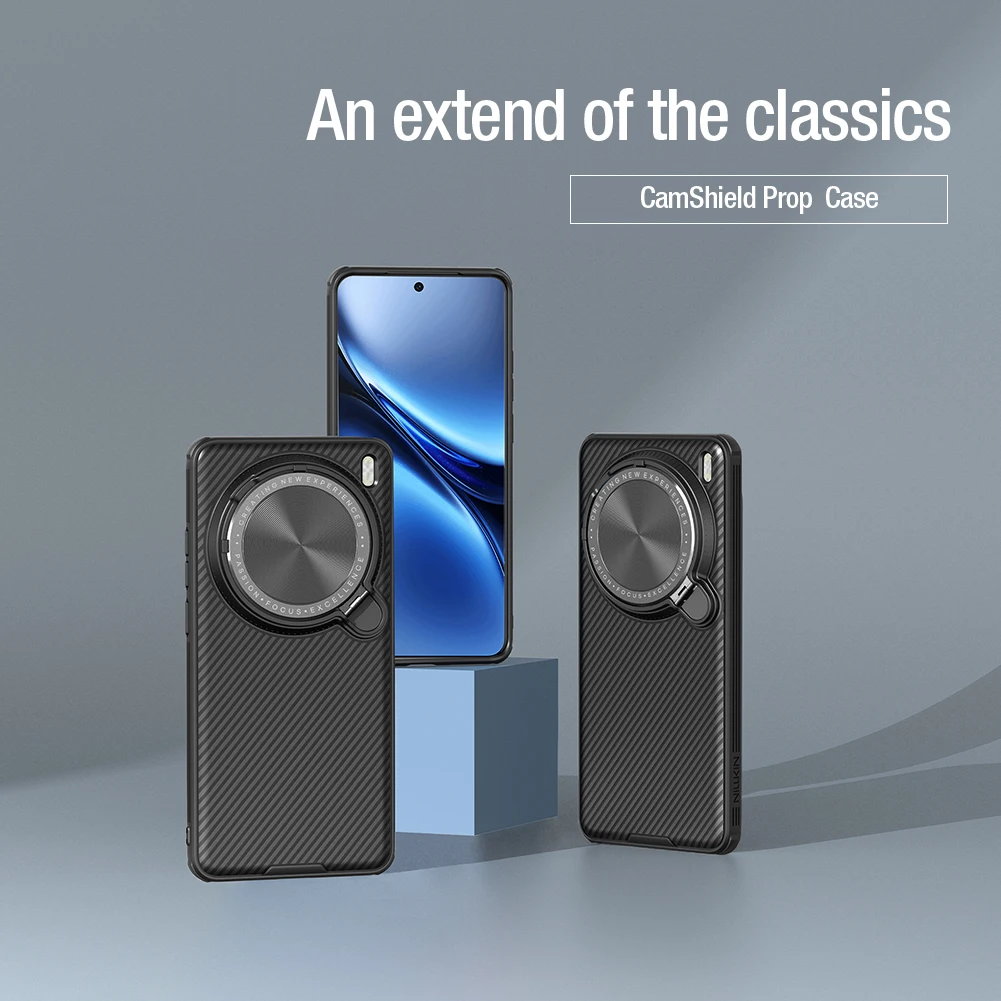 Nillkin für Vivo X200 Pro, magnetische Hülle, Magsafe-Kameraobjektivabdeckung, Ständer, 360°, All-Inclusive-Ecken, stoßfeste Telefon-Hartschale