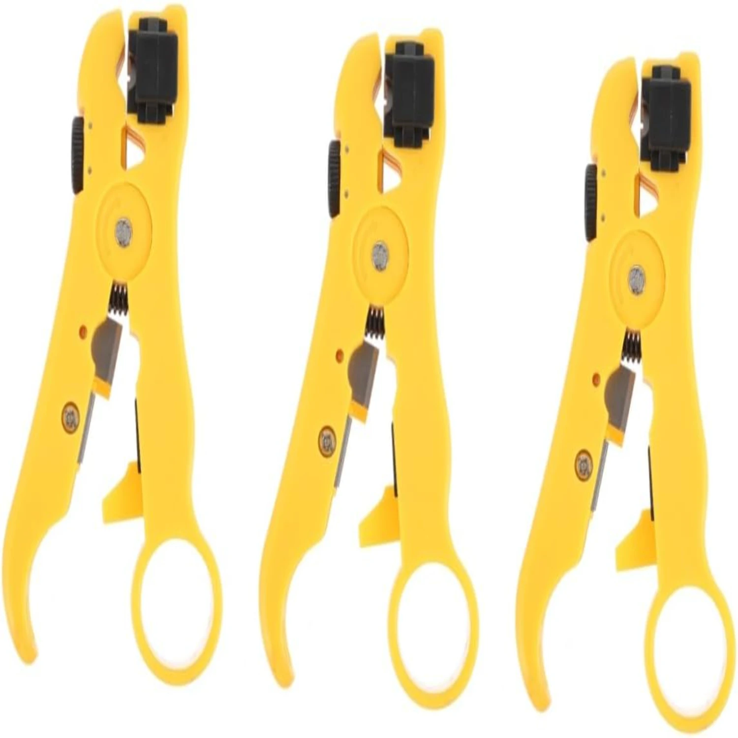 

Versatile and Durable Professional 3-Piece Multifunctional Wire Cutter Set: Precision Steel Blades for Coaxial Cables, Terminals
