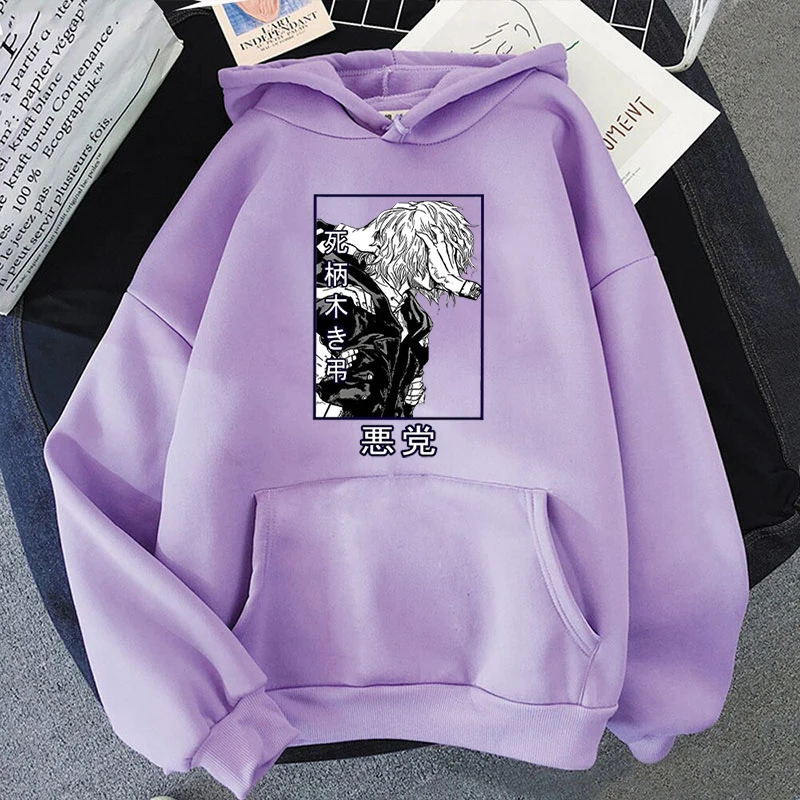 Funny Anime Shigaraki Tomura Print Hoodie Fashion Women Men Casual Pullover Hoodies Ladies Sweatshirt