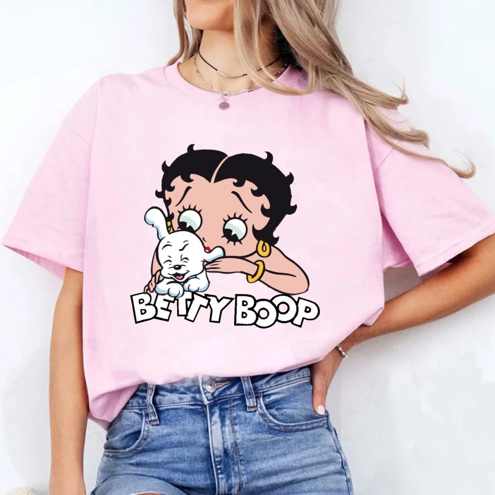 Vintage Retro Sweetheart Betty Boop Cartoon Style Graphic TShirt