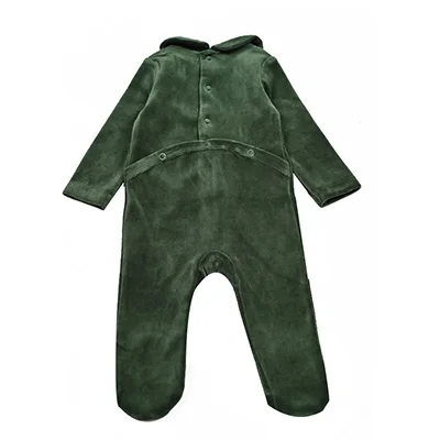 Familien-Partnerlook: Neues Shabbos-Velours-Set für Kinder – Mädchenkleid, Jungen-Oberteil, Baby-Overall mit Blumenstickerei und Schleife – Detail 35
