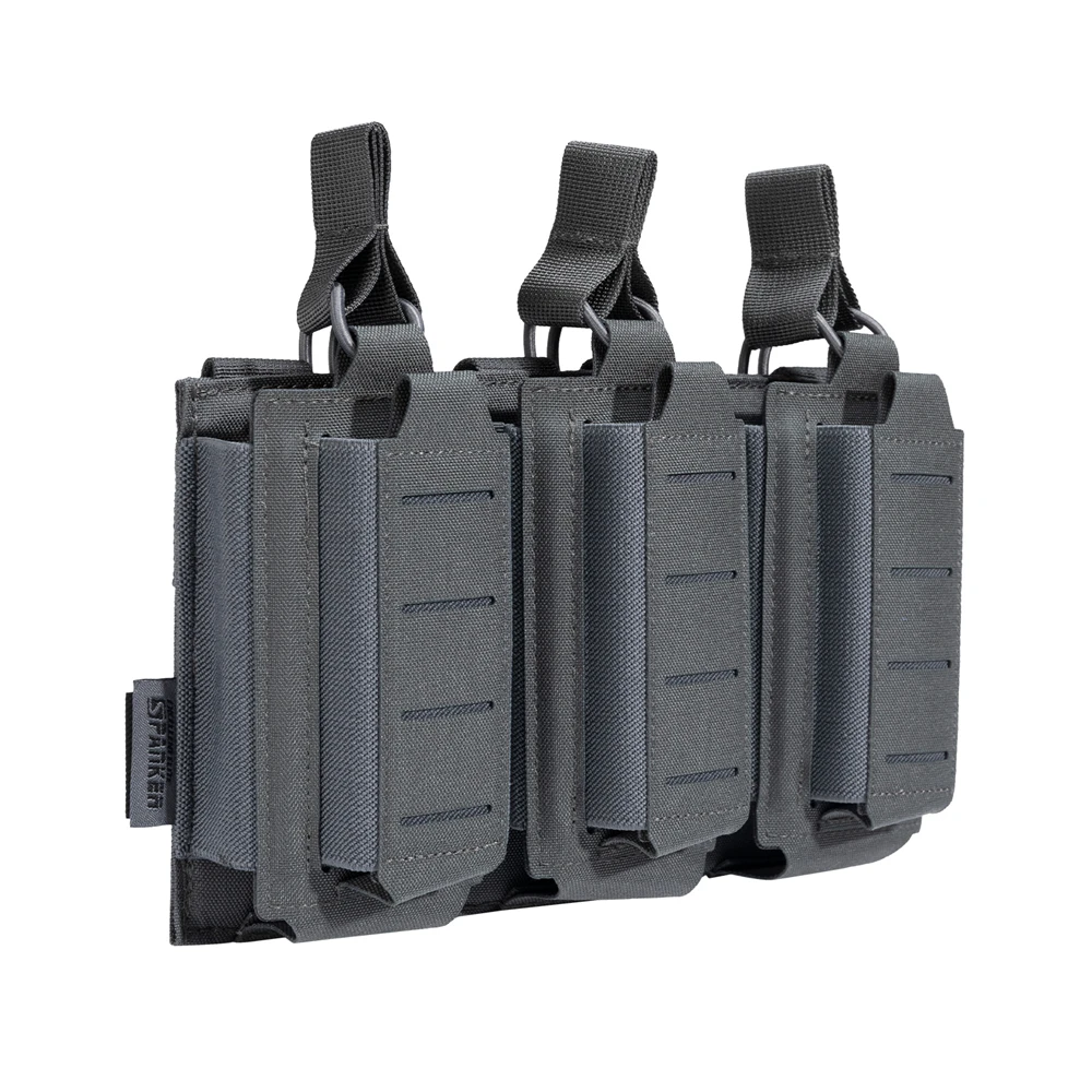 Triple Mag Pouch Open-Top Rifle Mag Pouches und Pistolenmagazintaschen für M4 M16 AK Molle Rucksack Airsoft Gear – Detail 6