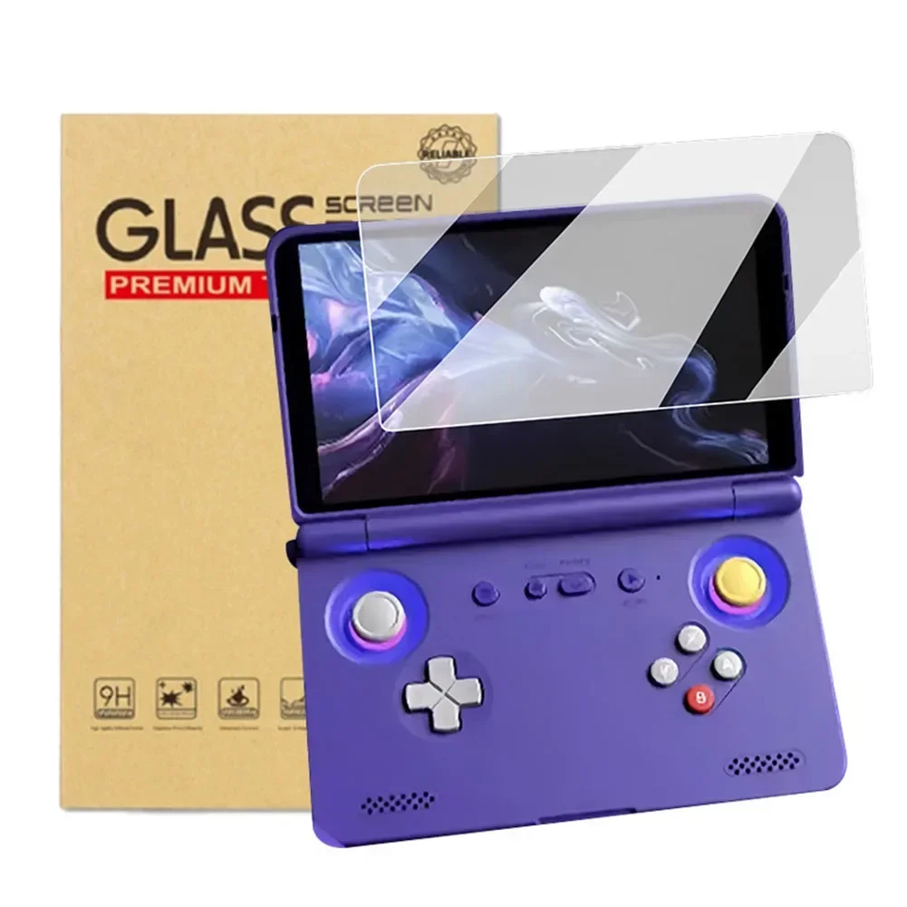 

2pcs Game Console HD Soft Film 13x7x0.5CM Transparent Scratch Resistant Screen Protector For Retroid For Pocket Flip 2 Accessory