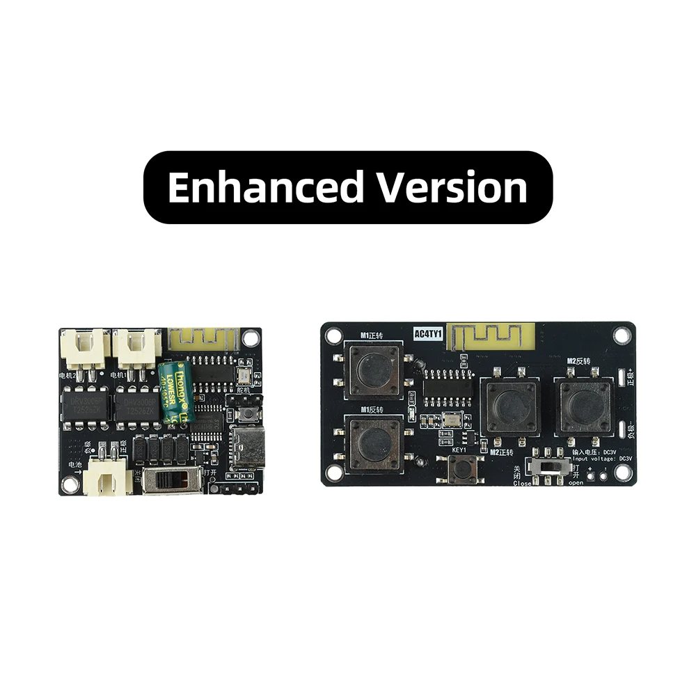 2,4G 4-Kanal DIY Montage Drahtloses Auto-Modul Fernbedienung für Bürstenlose ESC-Zubehörteile – Detail 2