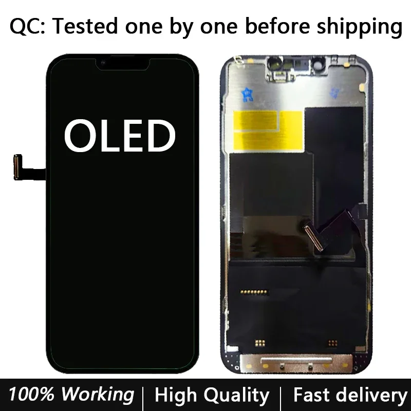 New Display 13 Pro Max LCD Touch Screen Digitizer, For iPhone 13 mini, 13, 14 Pro Max, 15 Plus, TFT Replacement Assembly Tested