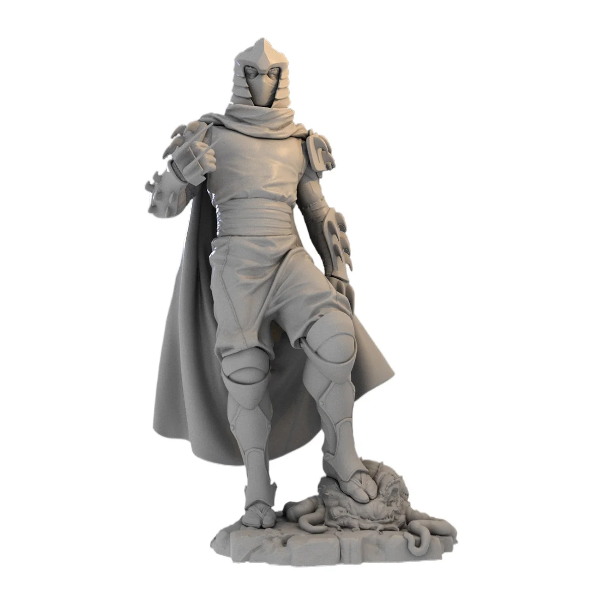 86mm Height 1/24 Cast Resin Model Assembly Kit, GK， Commander, Unpainted Model, Needs To Be Assembled