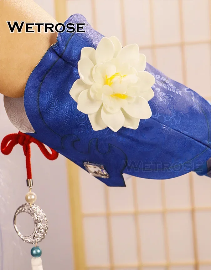 [Wetrose]Jingliu Honkai Star Rail Cosplay Costumes قبل الطلب هونكاي ستار السكك الحديدية jingleo цинллتأثيري حلي لعبة مجموعة كاملة شعر مستعار هالوين