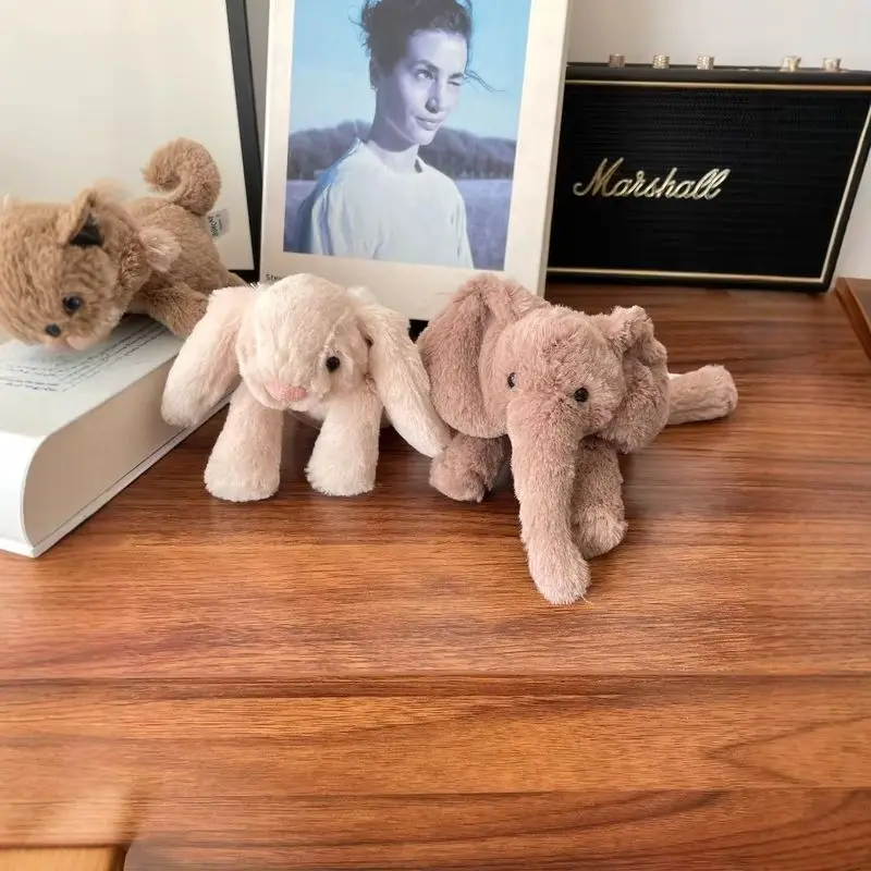 13 см с бирками, новый слон, медведь, кролик, обезьяна, лиса, милая плюшевая игрушка, кукла, успокаивающая кукла, игрушка, праздничный подарок