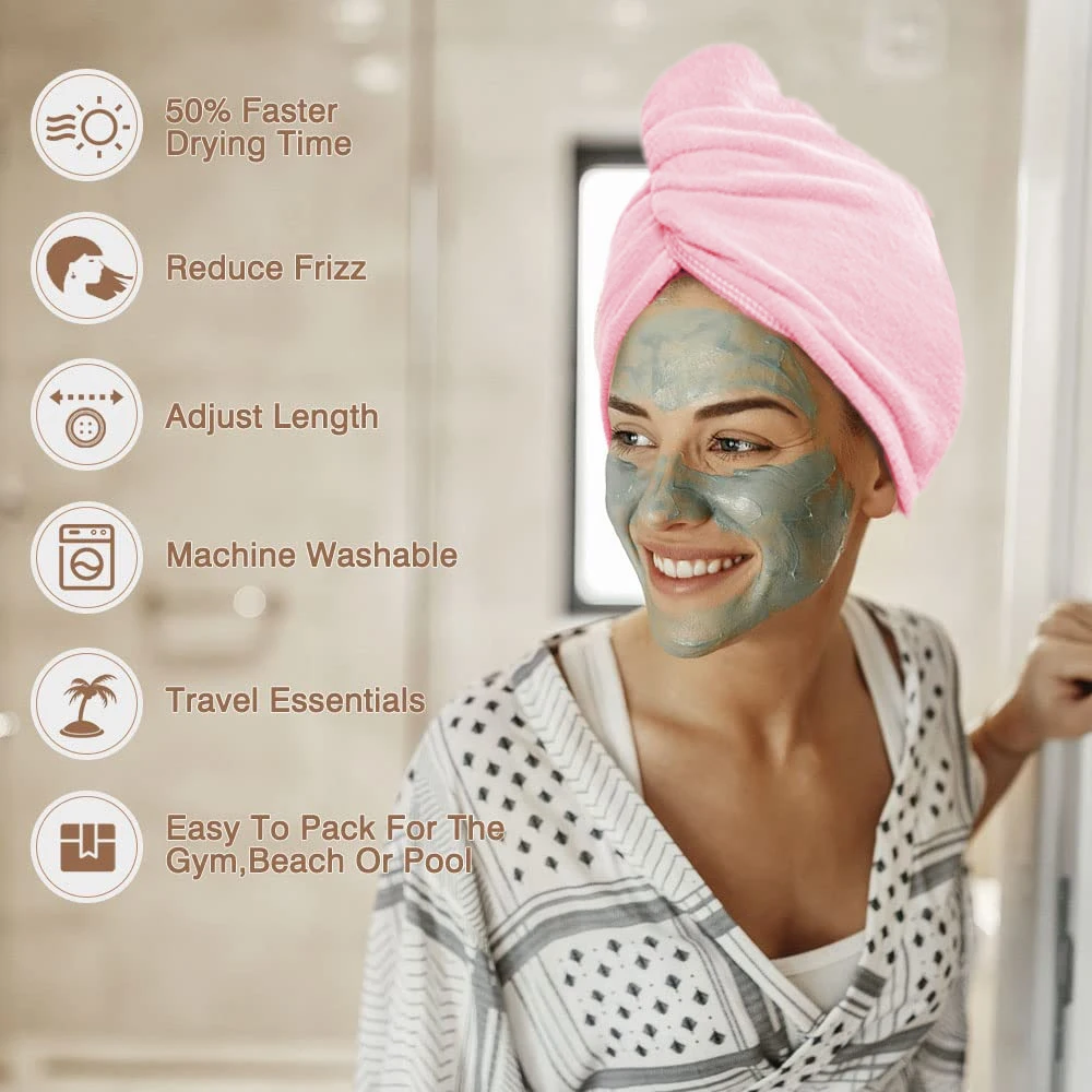 2 Pcs Set Women Camisole Shower Dress Sexy Backless Absorbent Wearable Bath Towel Suspenders Nightdress Dress image 6