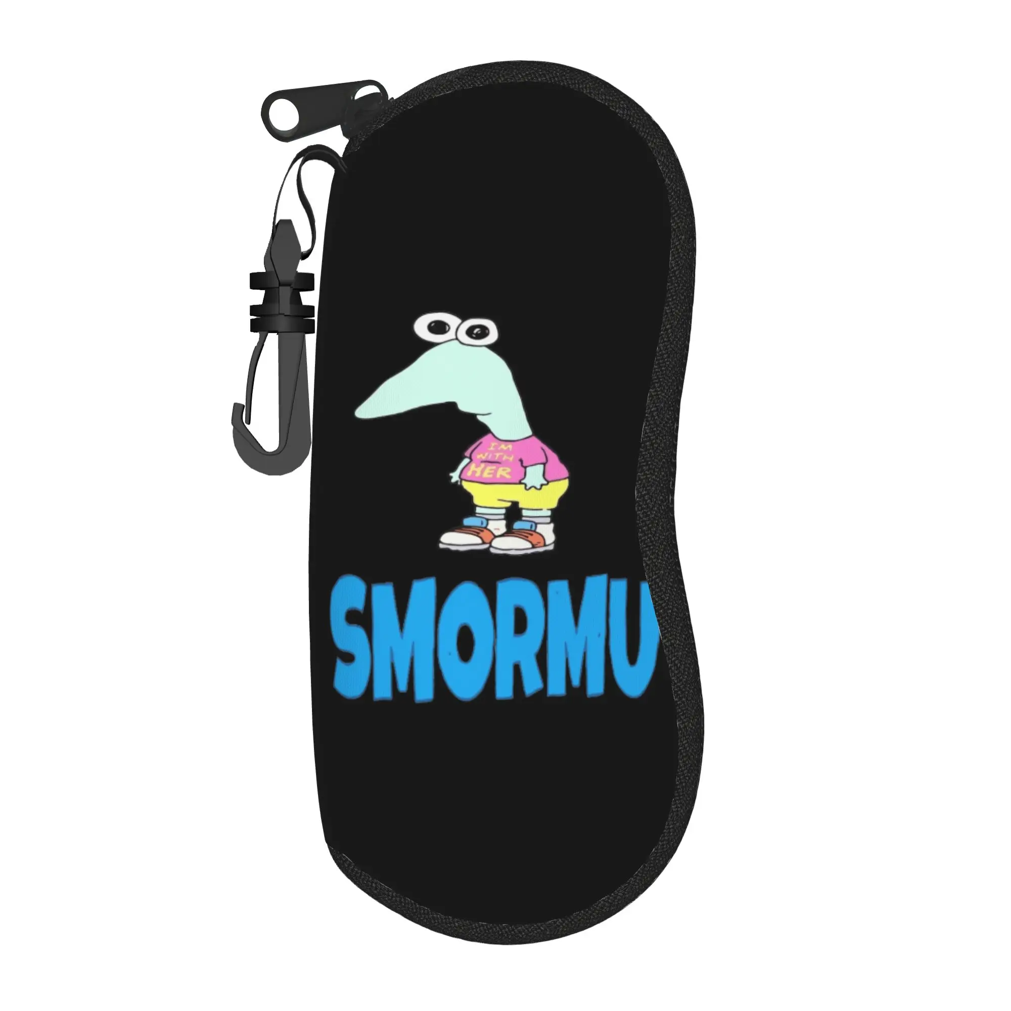 Smiling Friends Cartoon Glasses Case Men Women Student Box  Eyewear Protector Print Eye Contacts Case