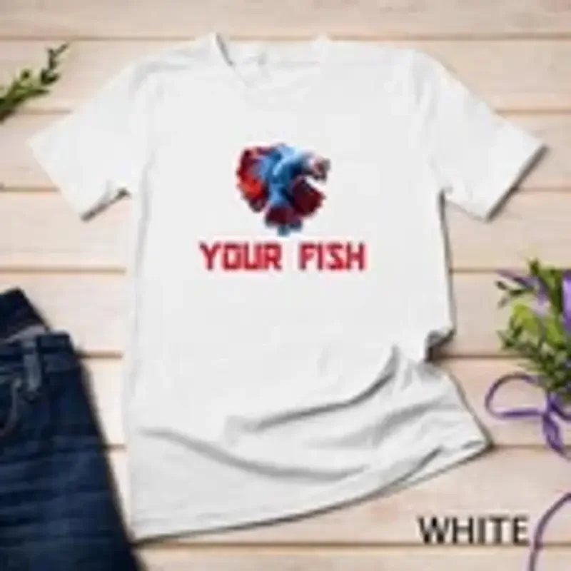 Cute Geometric Betta Fish Dad Mom Boy Girl Birth day T Shirt Unisex T shirt