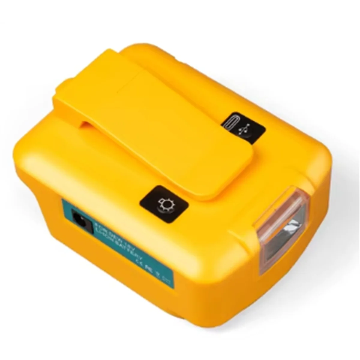 COTS-t2 USB Battery Adapter for Dewalt LED Work Light 18V 20V 60V Li-Ion Battery Power Tools DC 12V/2A Output