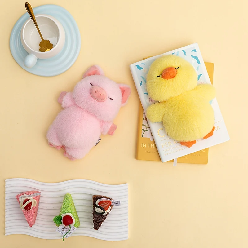19cm Kawaii Wrist Rest Pad Supine Position Animal Series Plush Office Mouse Wrist Pad Pig Panda Bear Fox Table Companion Doll ﻿